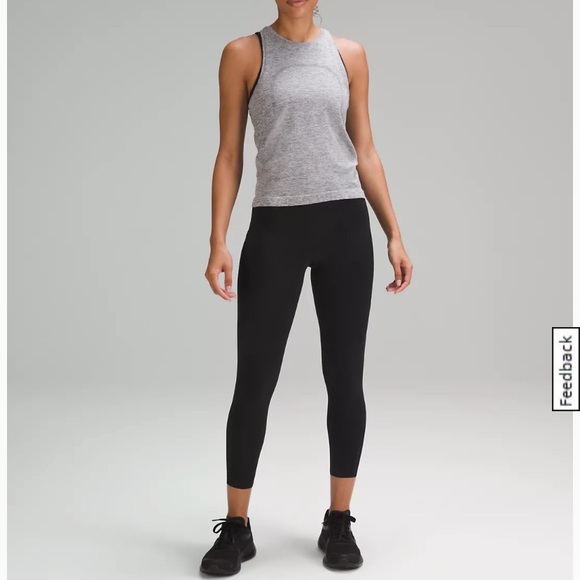 ⭐️ Lululemon Fast and Free High Rise Tight 25” with pockets Black Size 6⭐️ - Picture 2 of 11